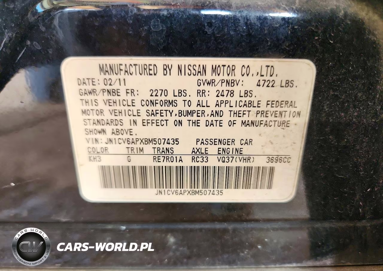 2011 Infiniti G37 Sedan Journey VIN:JN1CV6APXBM507435 - 12
