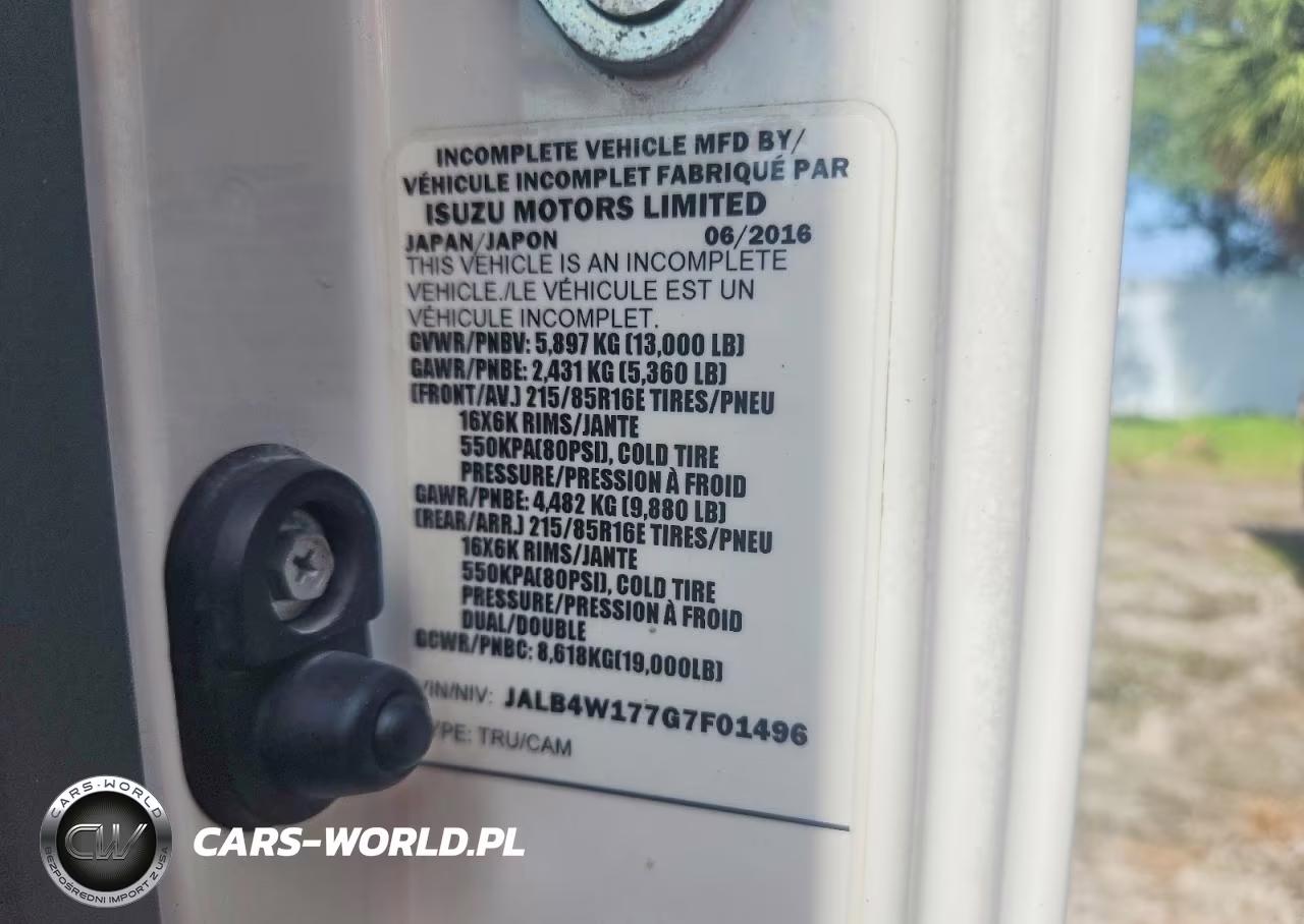 2016 Isuzu Npr VIN:JALB4W177G7F01496 - 13