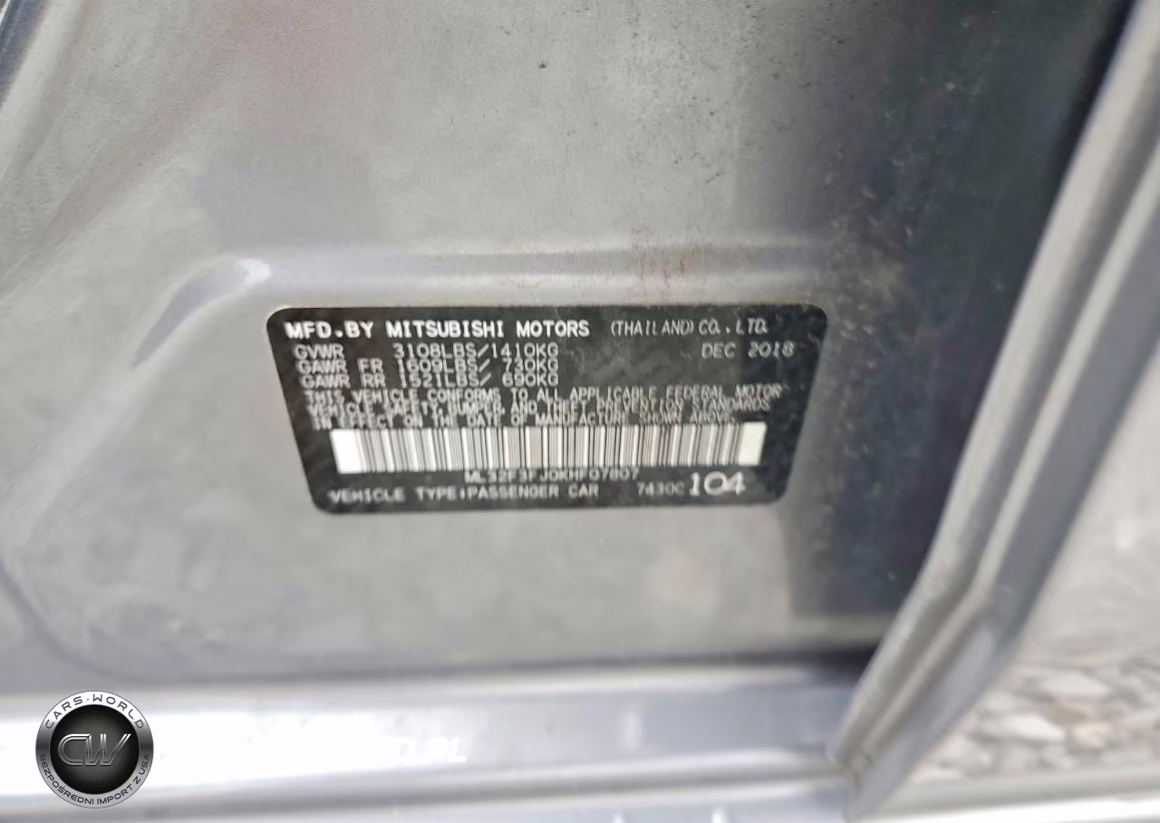 2019 Mitsubishi Mirage G4 Es VIN:ML32F3FJ0KHF07807 - 12