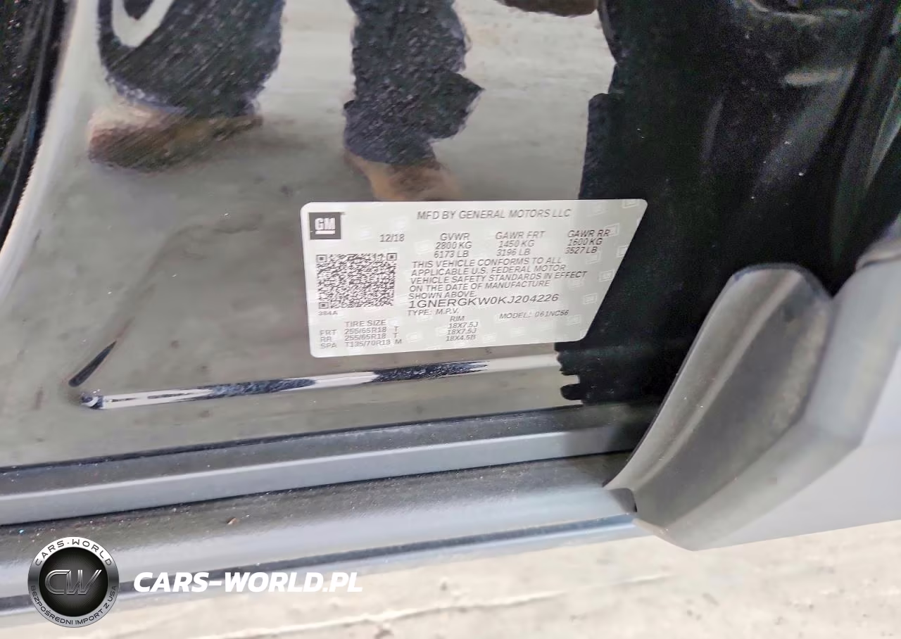 2019 Chevrolet Traverse Lt VIN:1GNERGKW0KJ204226 - 12
