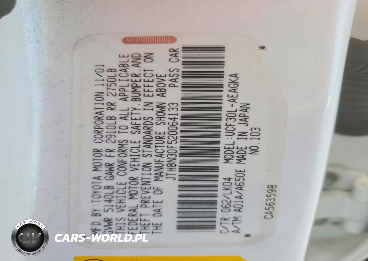 2002 Lexus Ls 430 VIN:JTHBN30F520064133 - 12