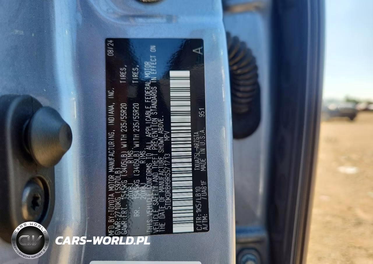 2024 Toyota Highlander Limited VIN:5TDKDRBH9RS571713 - 12