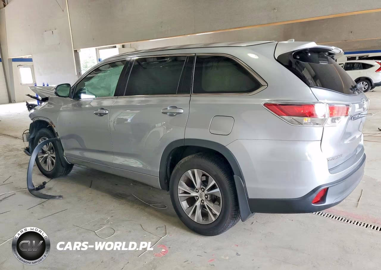 2015 Toyota Highlander Xle VIN:5TDJKRFHXFS191996 - 2