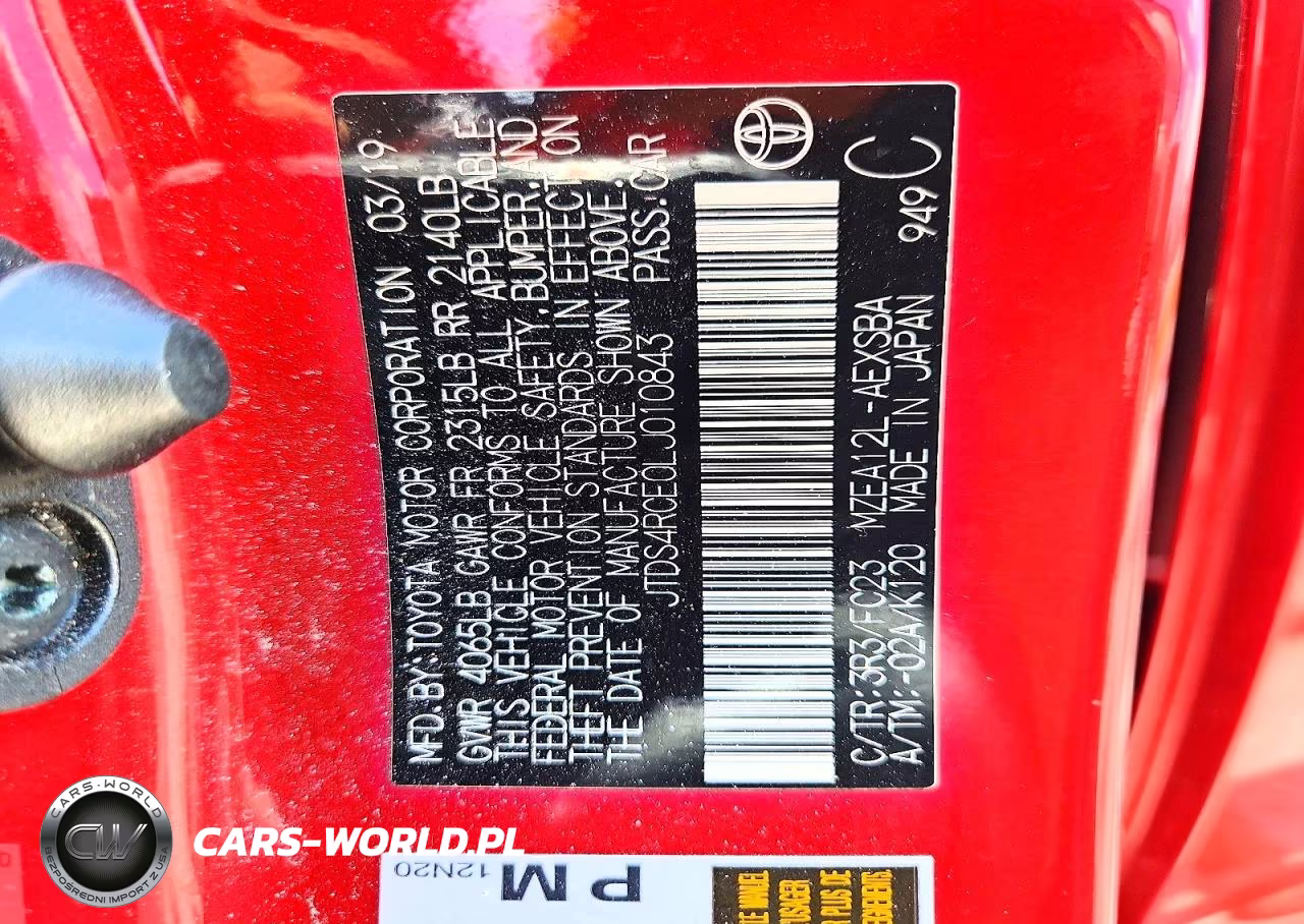2020 Toyota Corolla Se VIN:JTDS4RCE0LJ010843 - 13