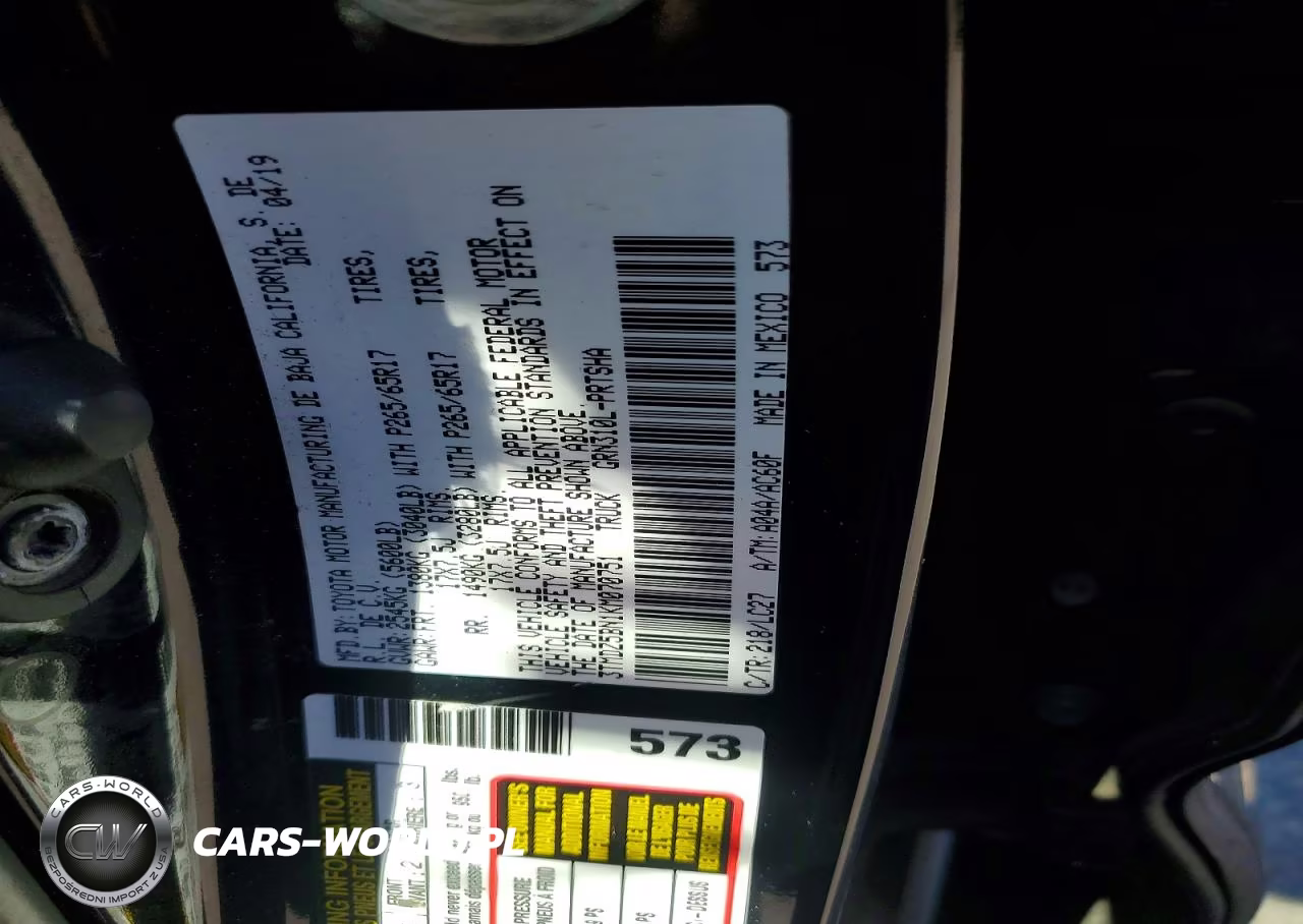 2019 Toyota Tacoma Trd Sport VIN:3TMDZ5BN1KM070751 - 12