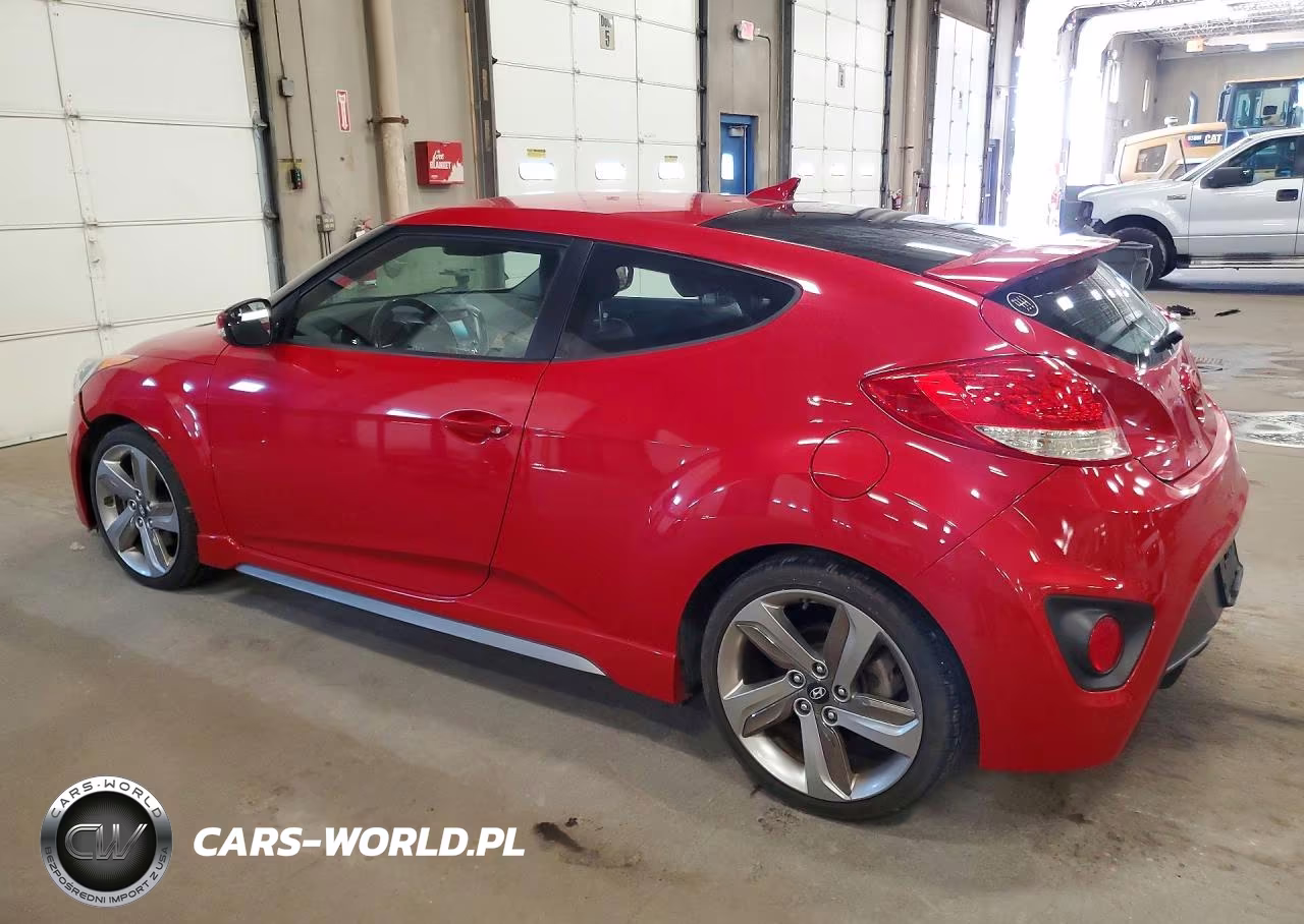 2014 Hyundai Veloster Turbo VIN:KMHTC6AE5EU185059 - 2