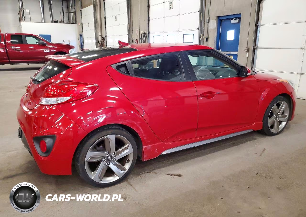 2014 Hyundai Veloster Turbo VIN:KMHTC6AE5EU185059 - 3