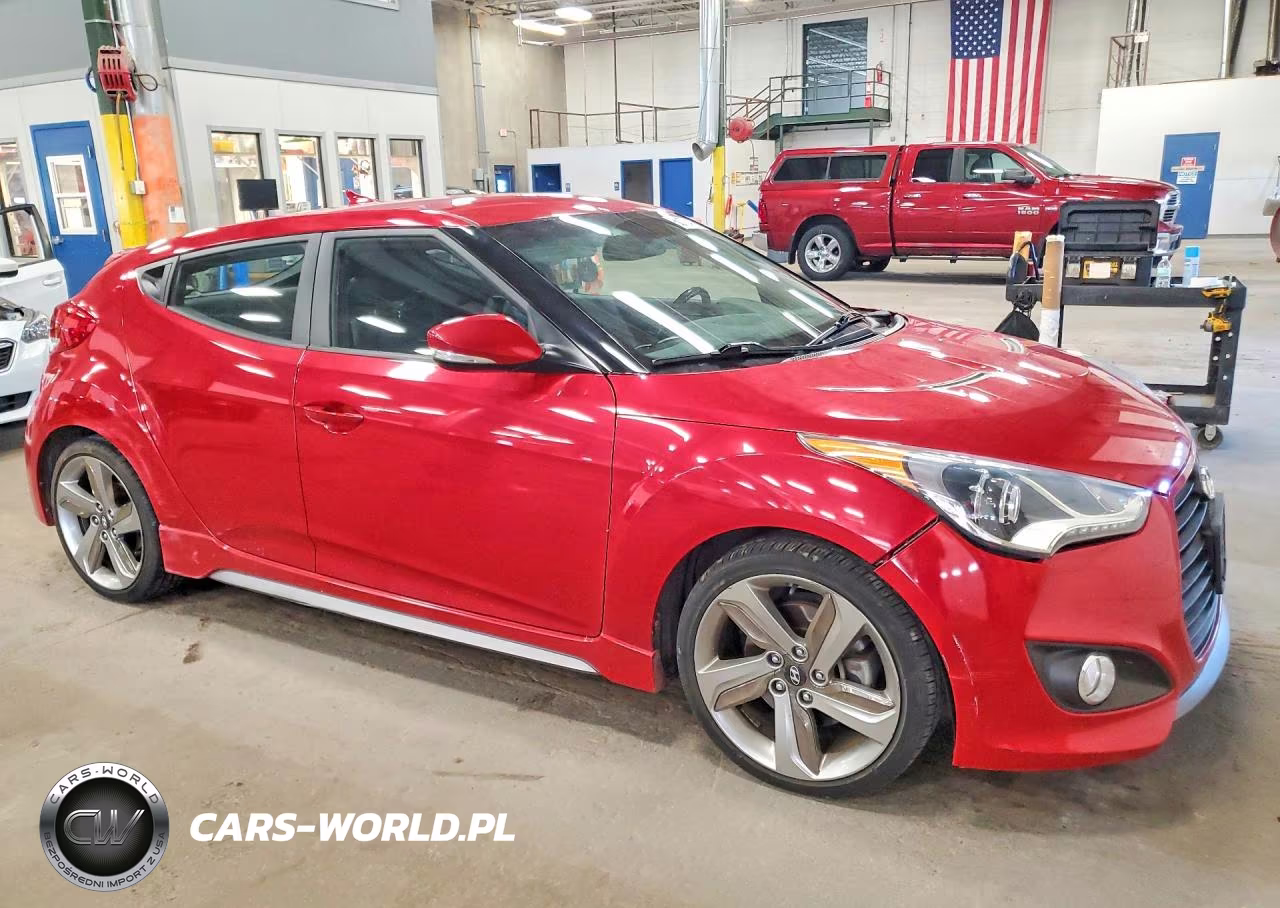 2014 Hyundai Veloster Turbo VIN:KMHTC6AE5EU185059 - 4