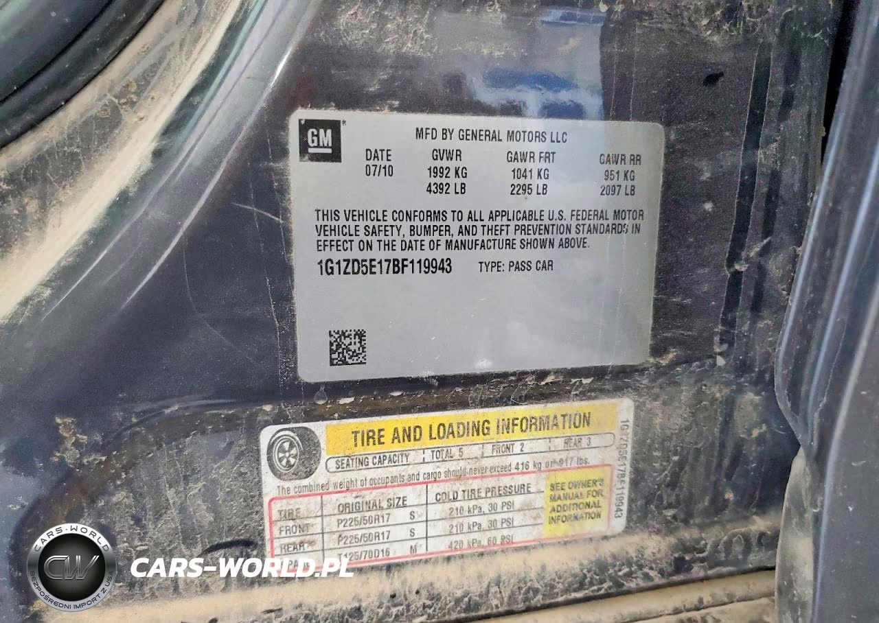 2011 Chevrolet Malibu Lt VIN:1G1ZD5E17BF119943 - 12