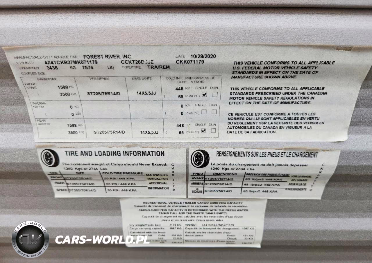 2022 Forest River Grey Wolf Camper VIN:4X4TCKB27MK071179 - 10