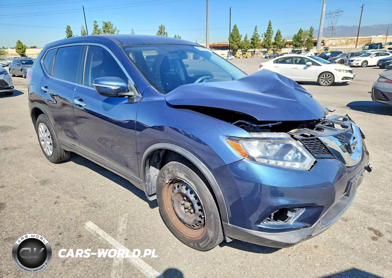 2015 Nissan Rogue S VIN:KNMAT2MV1FP515568 - 4