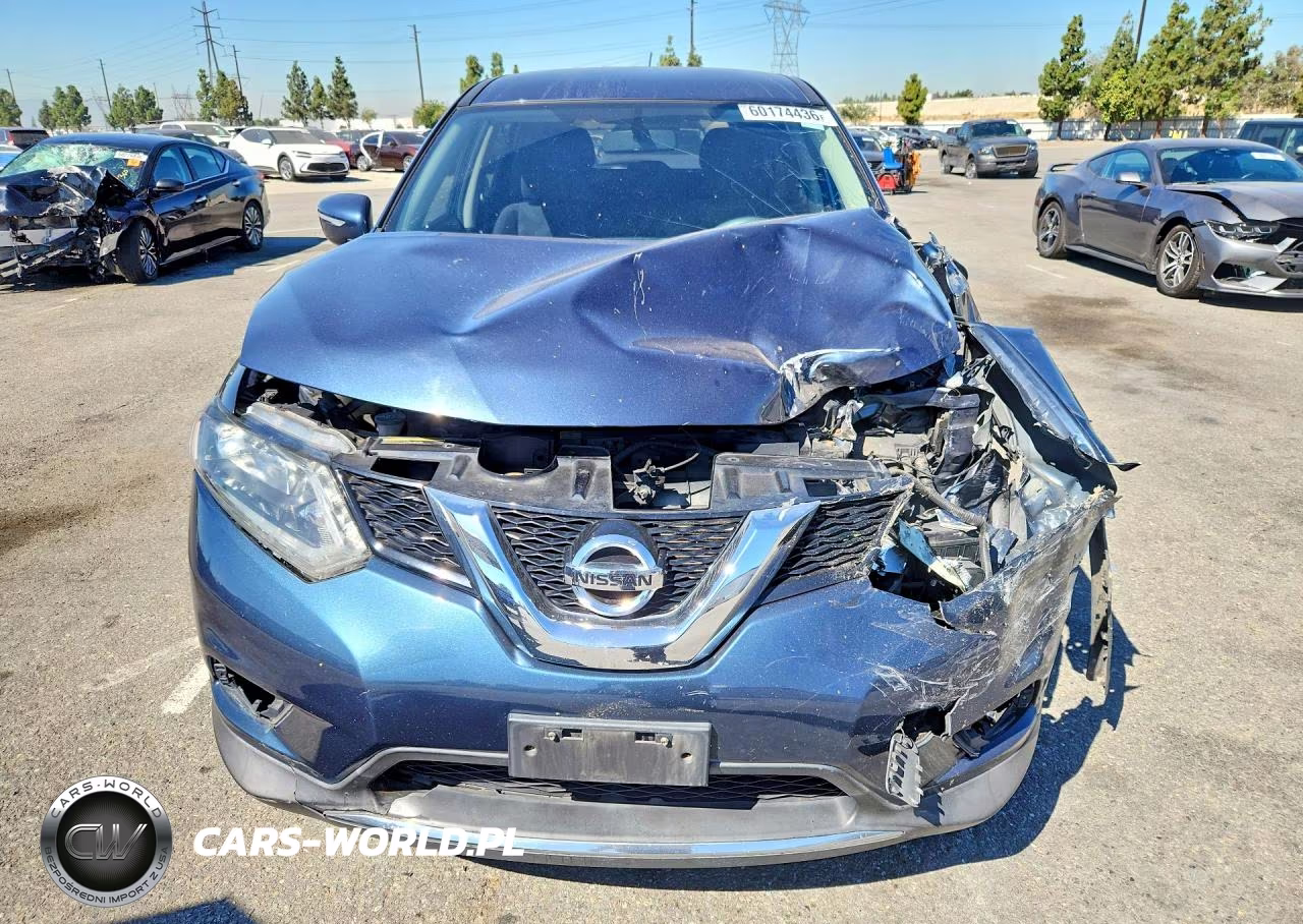 2015 Nissan Rogue S VIN:KNMAT2MV1FP515568 - 5