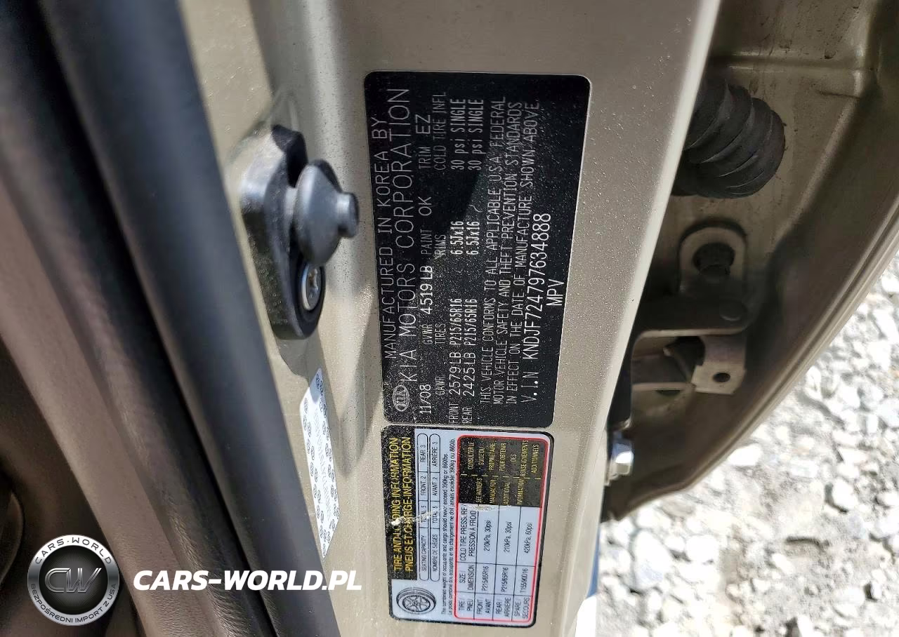 2009 Kia Sportage Lx VIN:KNDJF724797634888 - 13