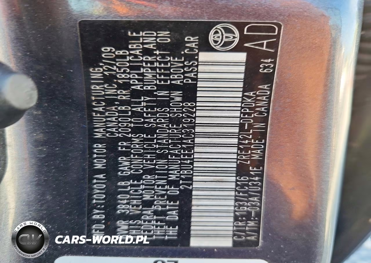 2010 Toyota Corolla Le VIN:2T1BU4EE1AC319228 - 12