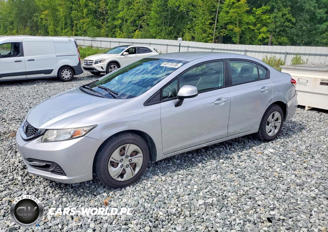 2013 Honda Civic Lx VIN:2HGFB2F56DH511492 - 1
