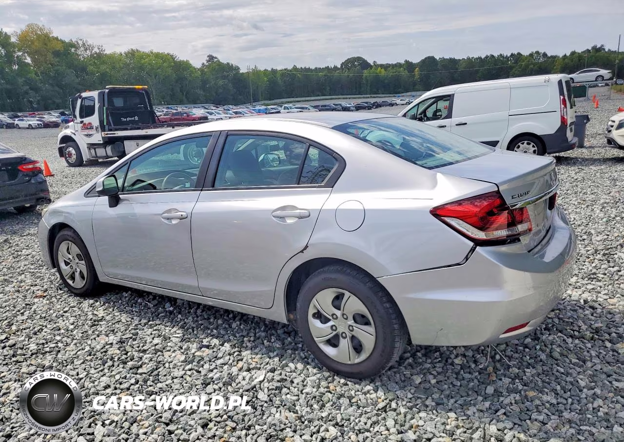2013 Honda Civic Lx VIN:2HGFB2F56DH511492 - 2