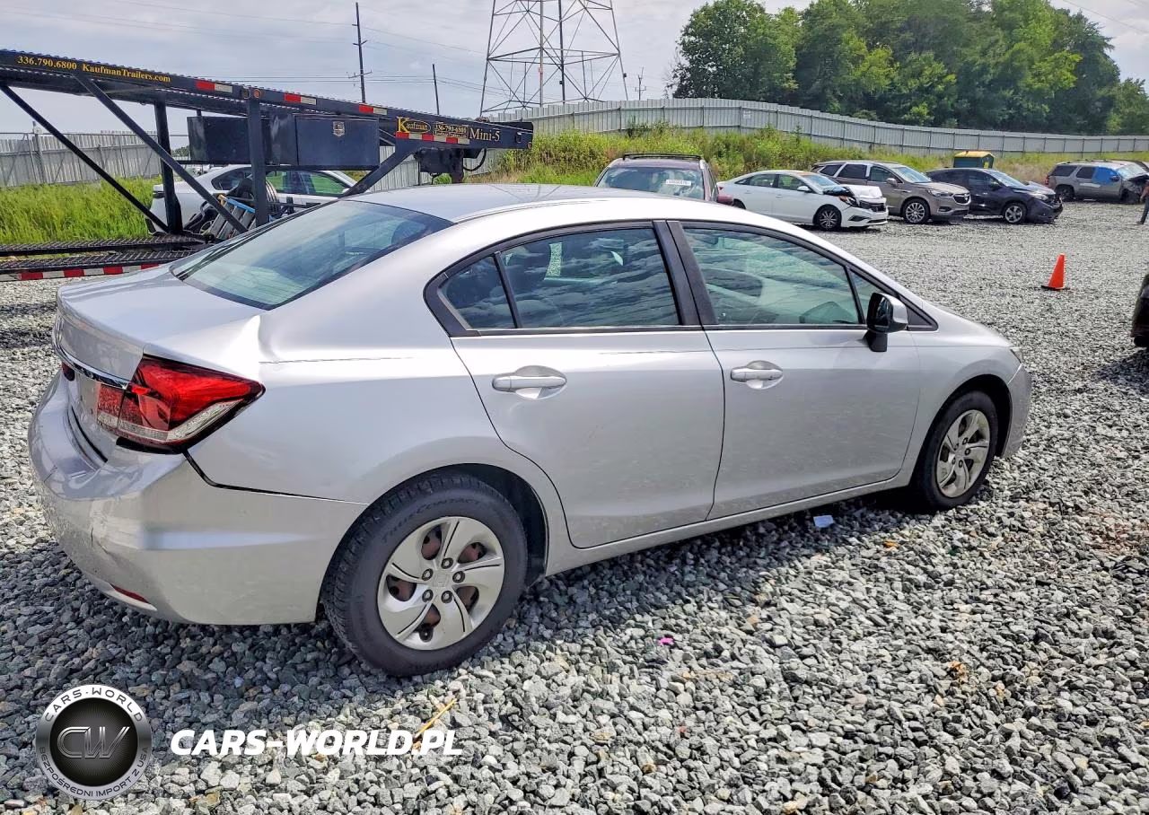 2013 Honda Civic Lx VIN:2HGFB2F56DH511492 - 3
