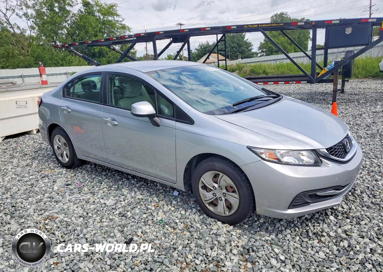 2013 Honda Civic Lx VIN:2HGFB2F56DH511492 - 4