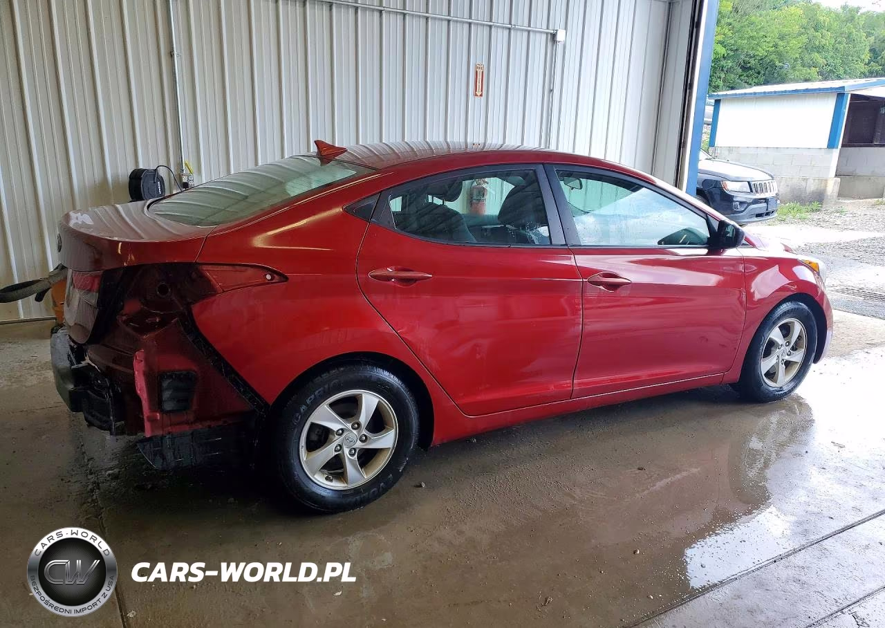 2014 Hyundai Elantra Se VIN:5NPDH4AE2EH543078 - 3