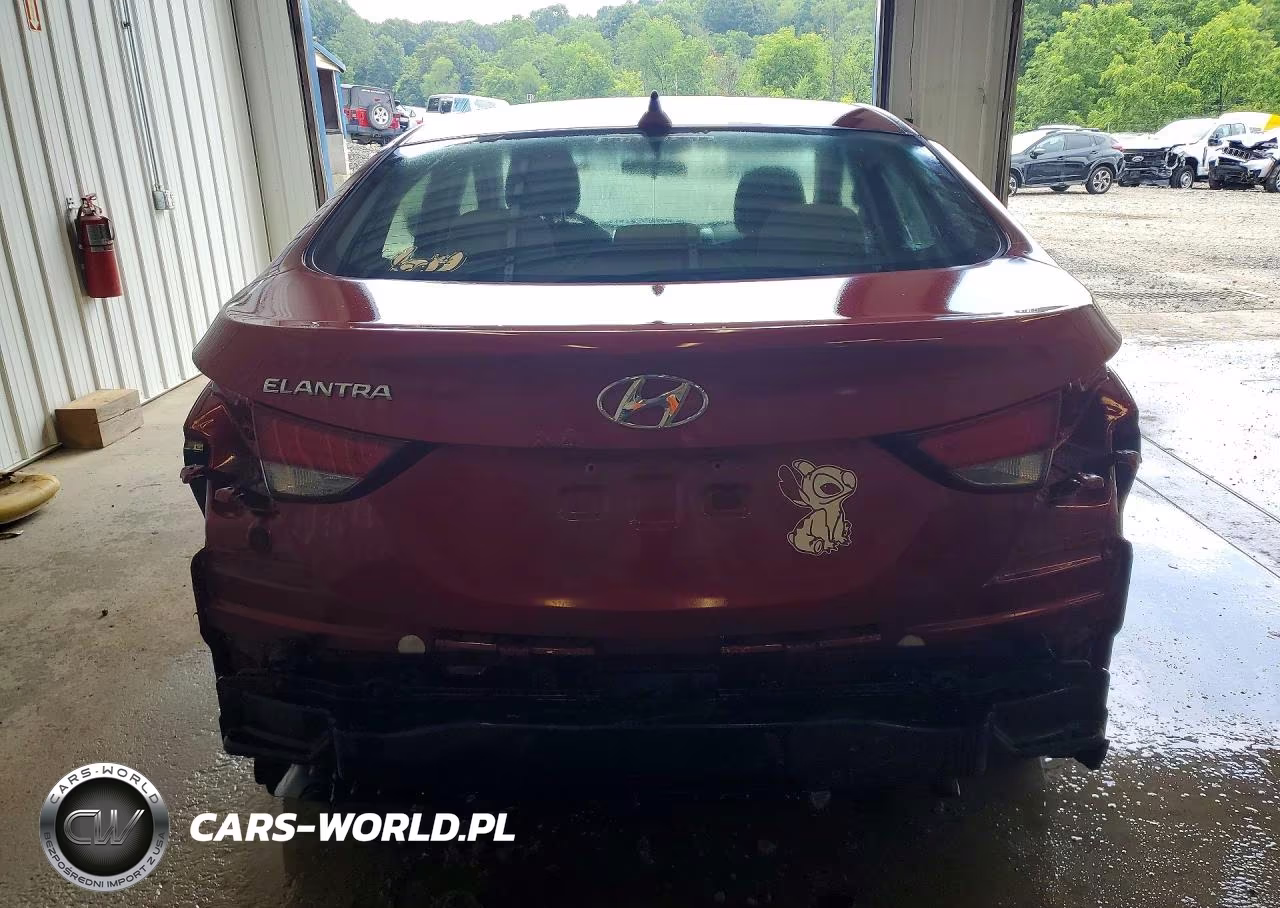 2014 Hyundai Elantra Se VIN:5NPDH4AE2EH543078 - 6