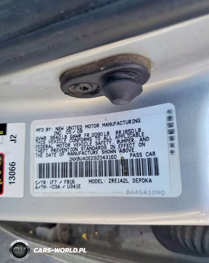 2009 Toyota Corolla Le VIN:1NXBU40E29Z043160 - 12