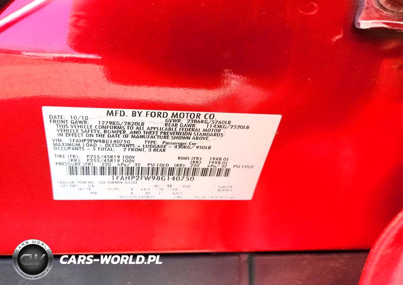 2011 Ford Taurus Limited VIN:1FAHP2FW9BG140750 - 12