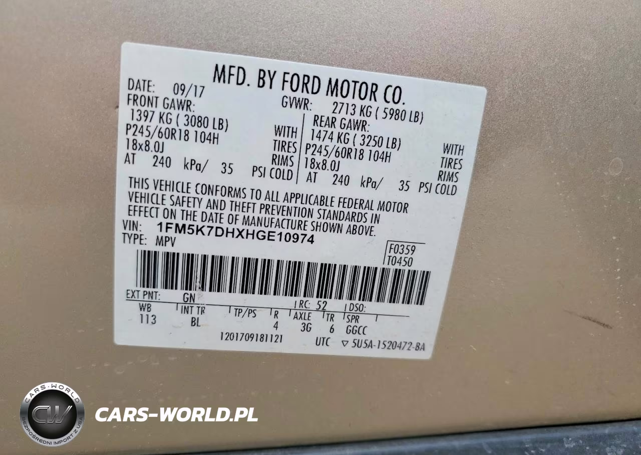 2017 Ford Explorer Xlt VIN:1FM5K7DHXHGE10974 - 13