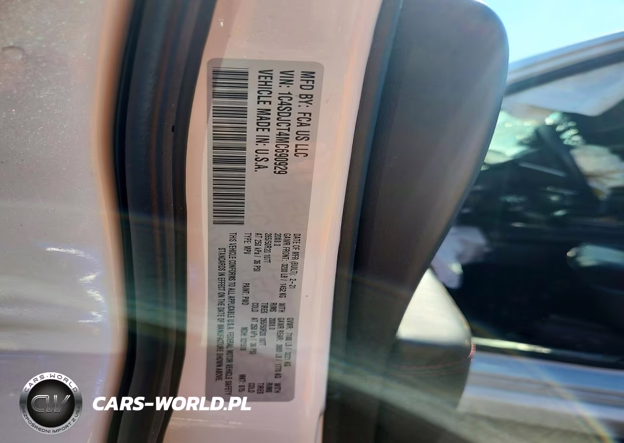 2021 Dodge Durango R-T VIN:1C4SDJCT4MC690929 - 13