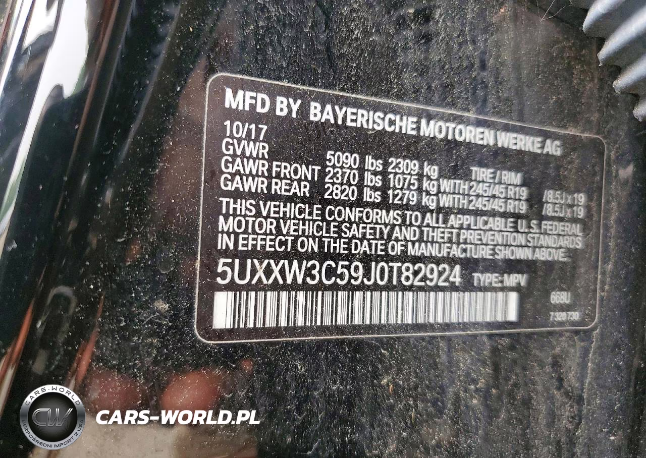 2018 BMW X4 xDrive28I VIN:5UXXW3C59J0T82924 - 14