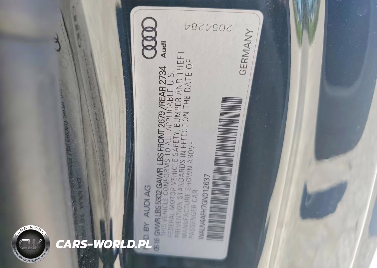 2016 Audi S5 Prestige VIN:WAUV4AFH7GN012637 - 13