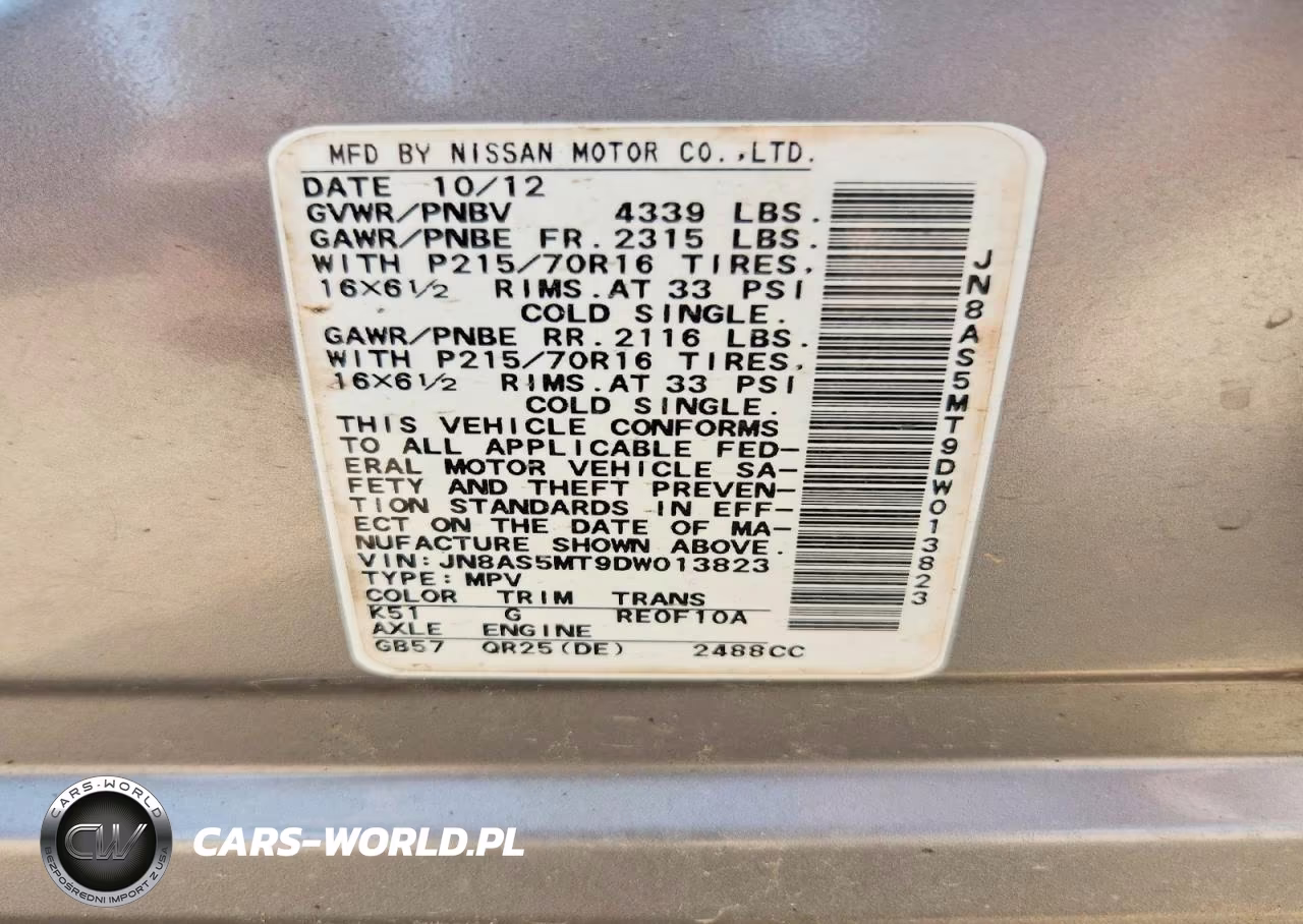 2013 Nissan Rogue S VIN:JN8AS5MT9DW013823 - 14