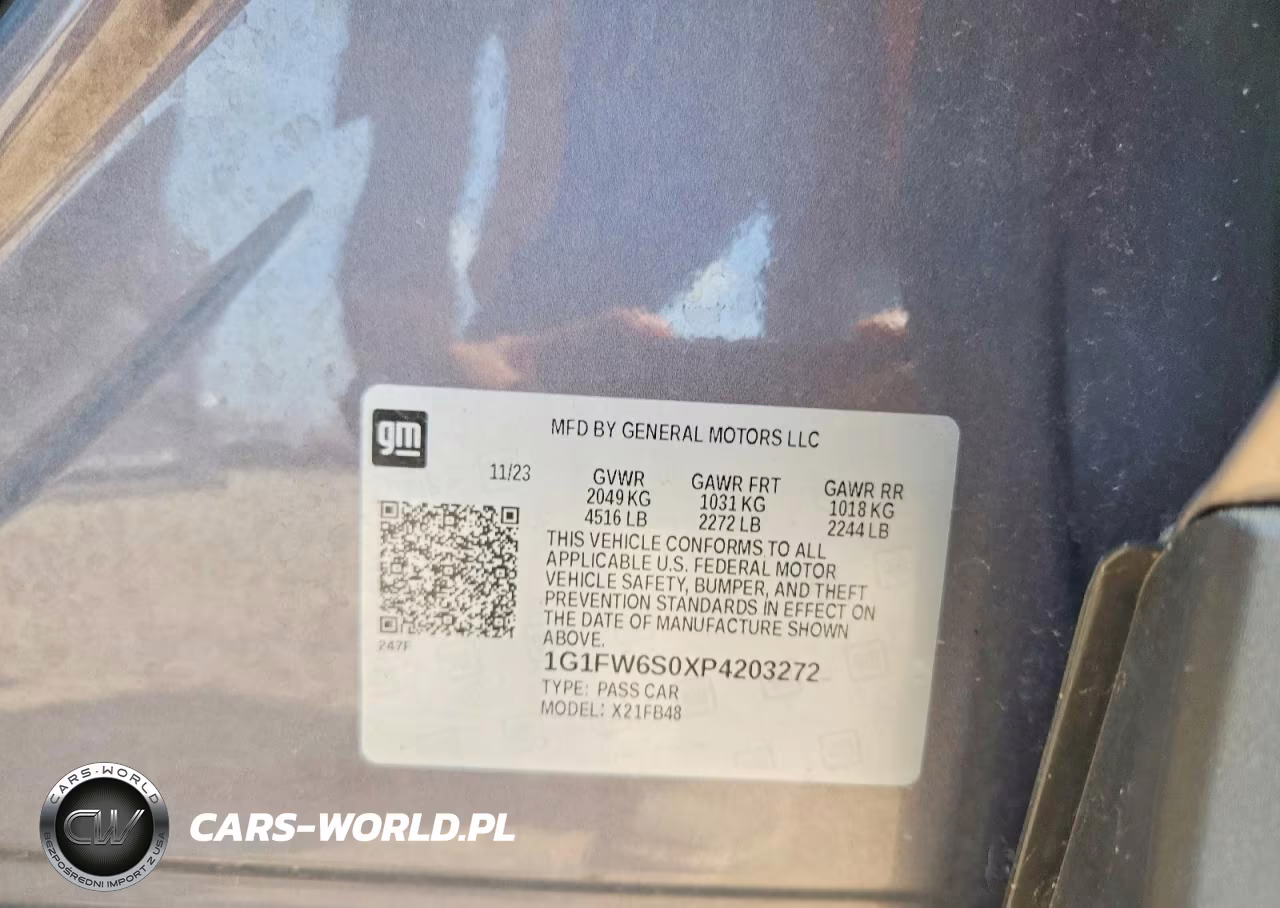 2023 Chevrolet Bolt Ev 1Lt VIN:1G1FW6S0XP4203272 - 12