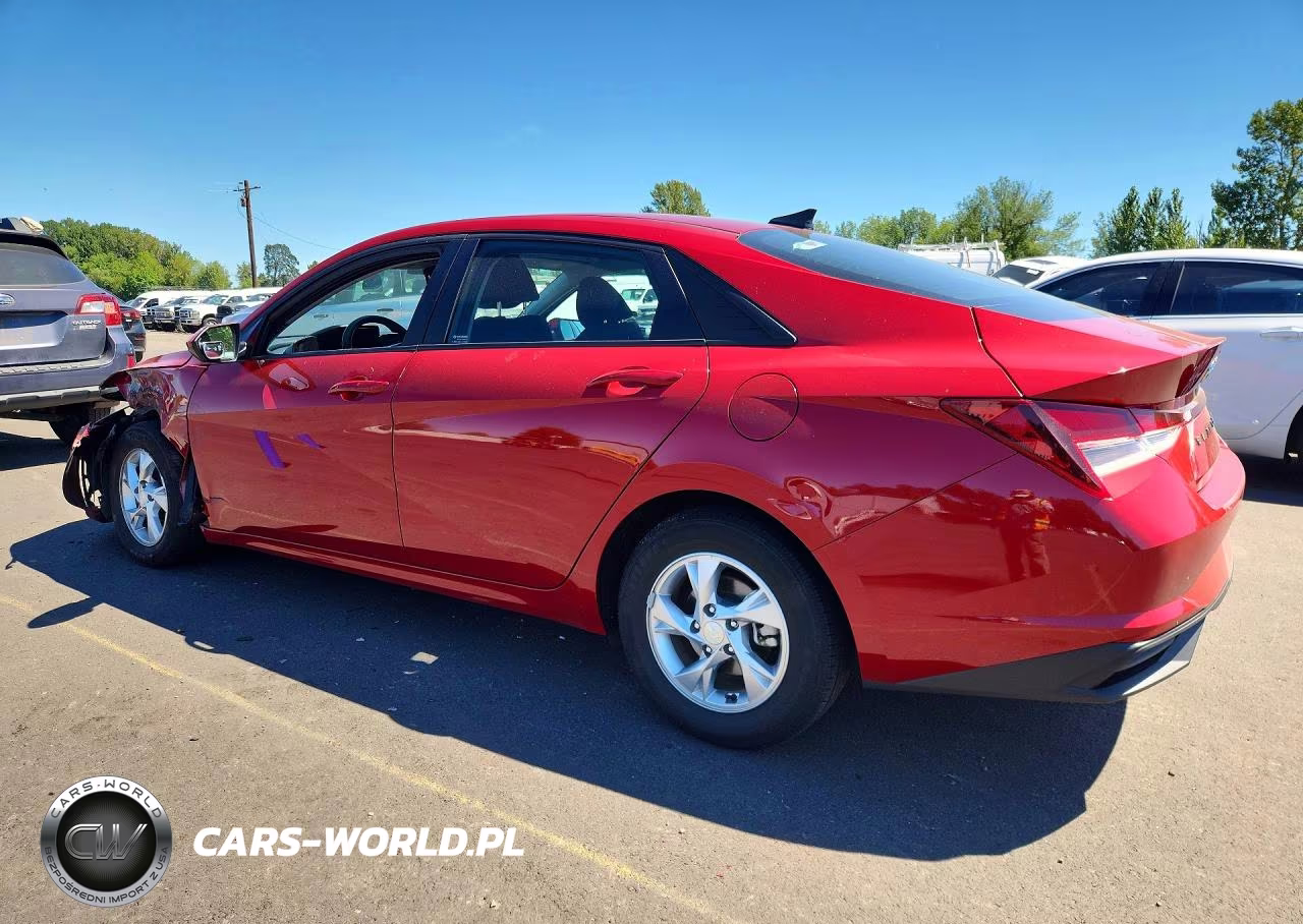 2021 Hyundai Elantra Se VIN:KMHLL4AG9MU124317 - 2