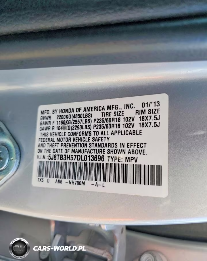 2013 Acura Rdx Technology VIN:5J8TB3H57DL013696 - 13