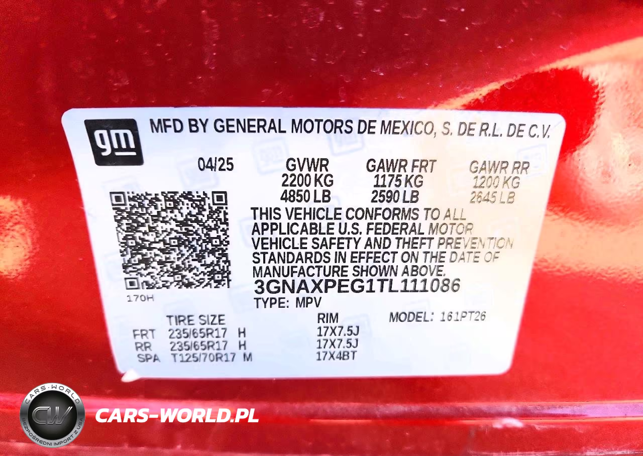 2026 Chevrolet Equinox Lt VIN:3GNAXPEG1TL111086 - 13