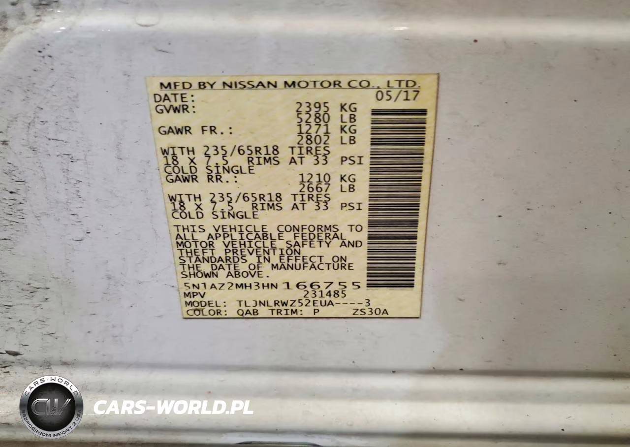 2017 Nissan Murano Sl VIN:5N1AZ2MH3HN166755 - 13