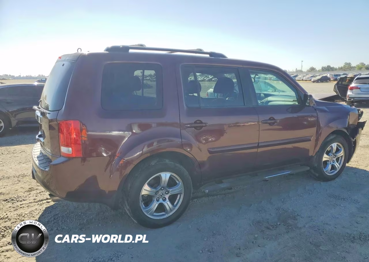 2013 Honda Pilot Exl VIN:5FNYF4H58DB057479 - 3