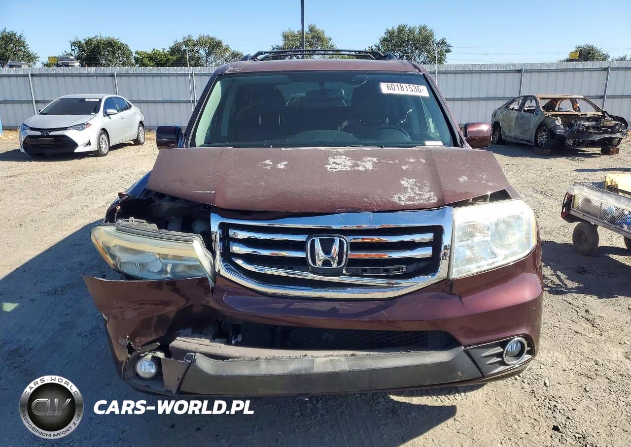 2013 Honda Pilot Exl VIN:5FNYF4H58DB057479 - 5
