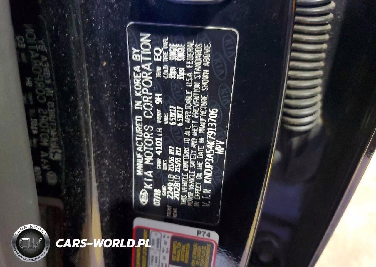 2019 Kia Soul + VIN:KNDJP3A54K7913706 - 13