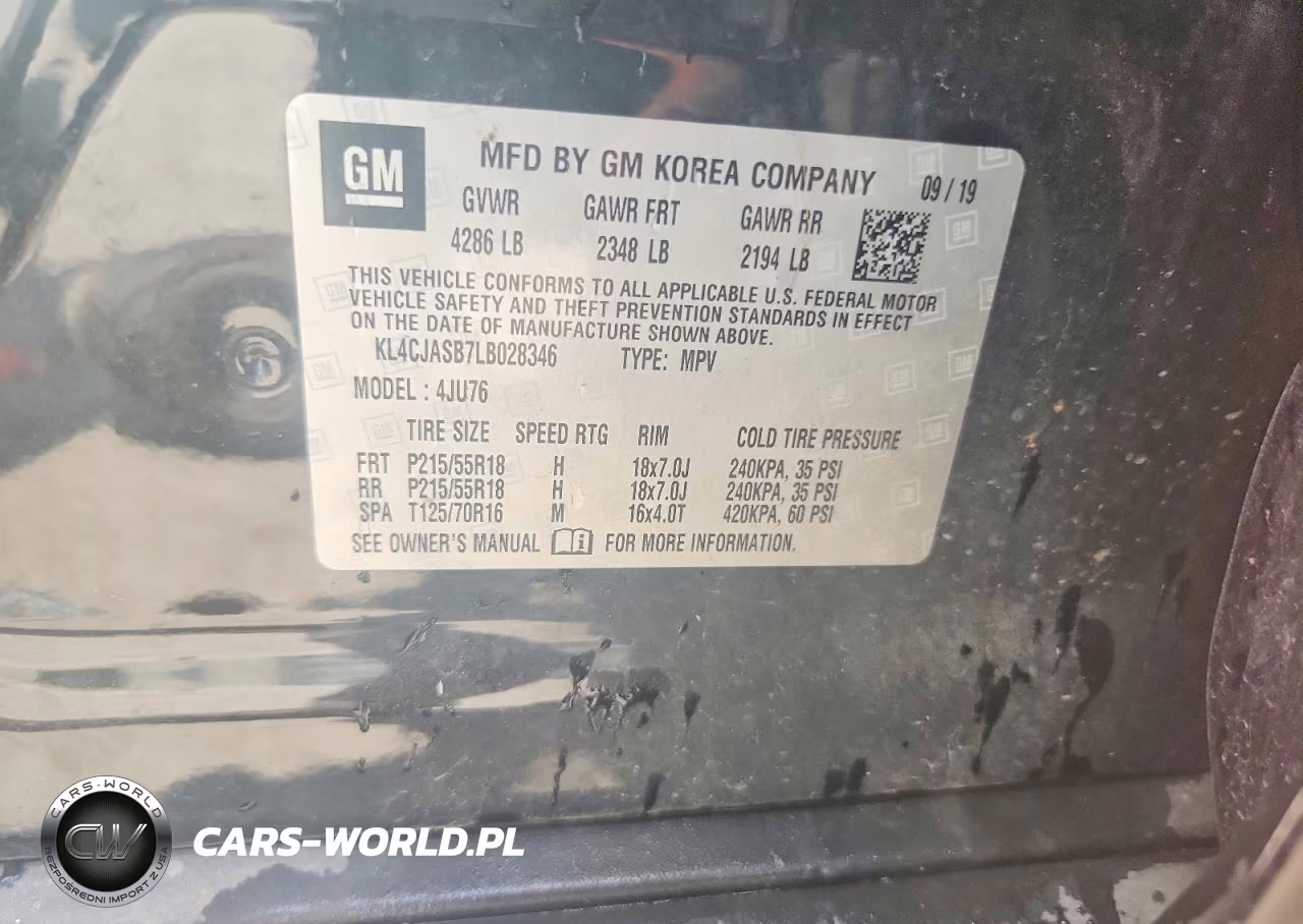 2020 Buick Encore Preferred VIN:KL4CJASB7LB028346 - 13