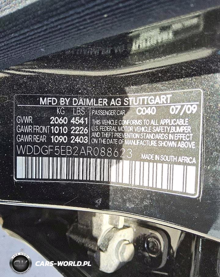 2010 Mercedes-Benz C 300 VIN:WDDGF5EB2AR088623 - 12