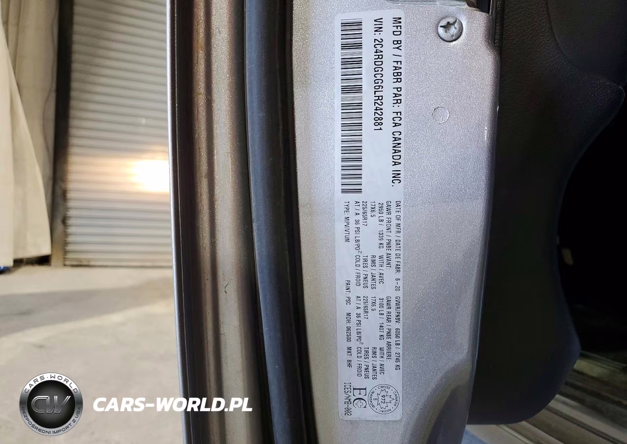 2020 Dodge Grand Caravan Sxt VIN:2C4RDGCG6LR242881 - 13