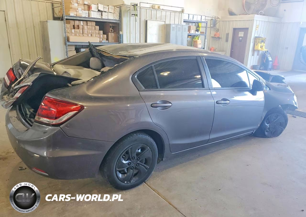 2015 Honda Civic Lx VIN:19XFB2F55FE023602 - 3