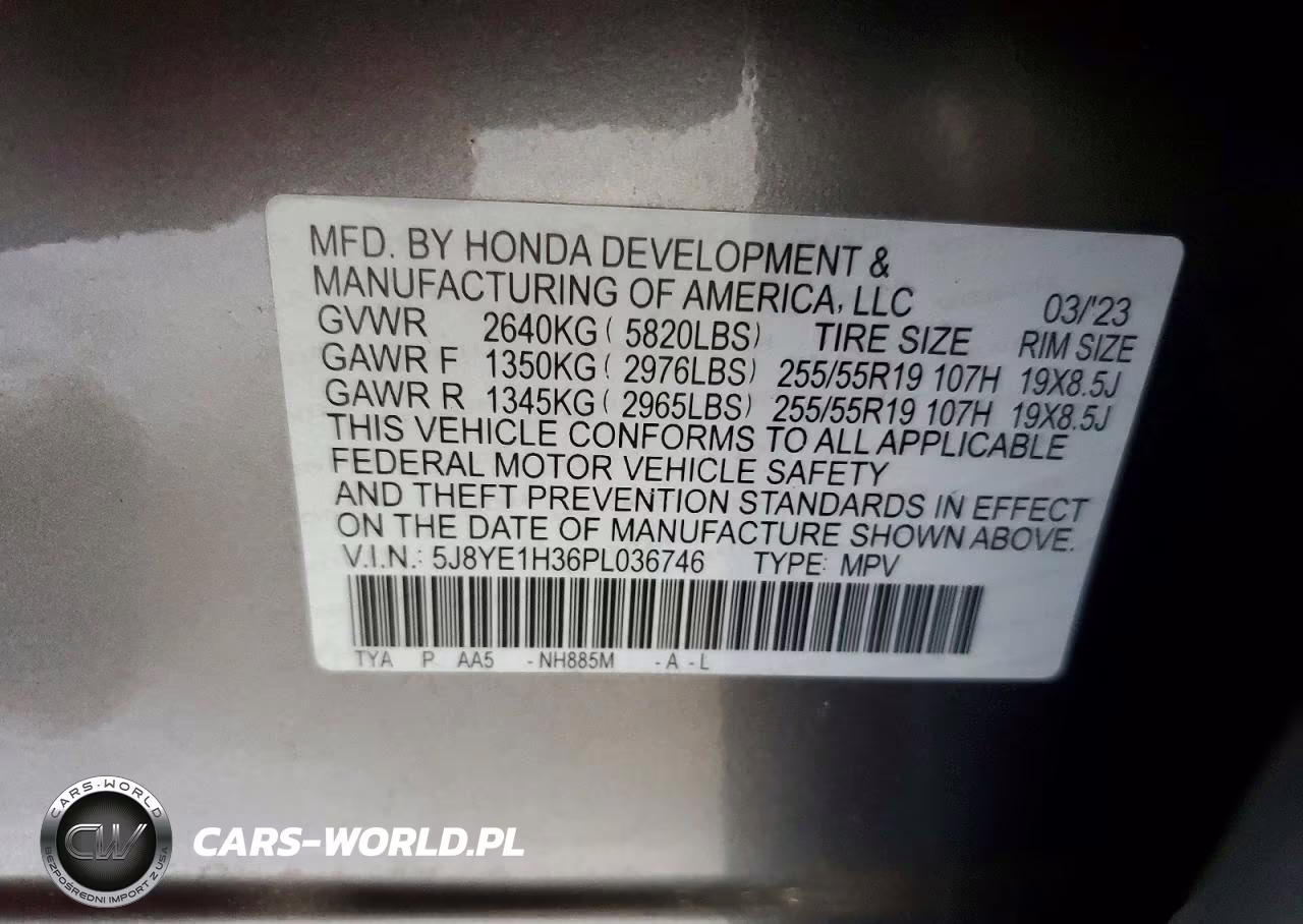 2023 Acura Mdx VIN:5J8YE1H36PL036746 - 12