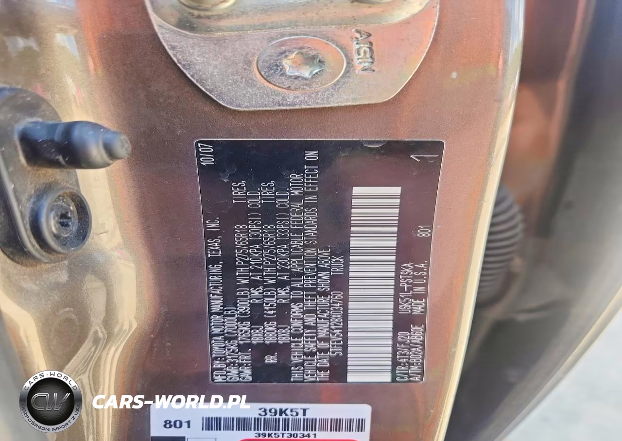 2008 Toyota Tundra Sr5 VIN:5TFEV54128X034760 - 12