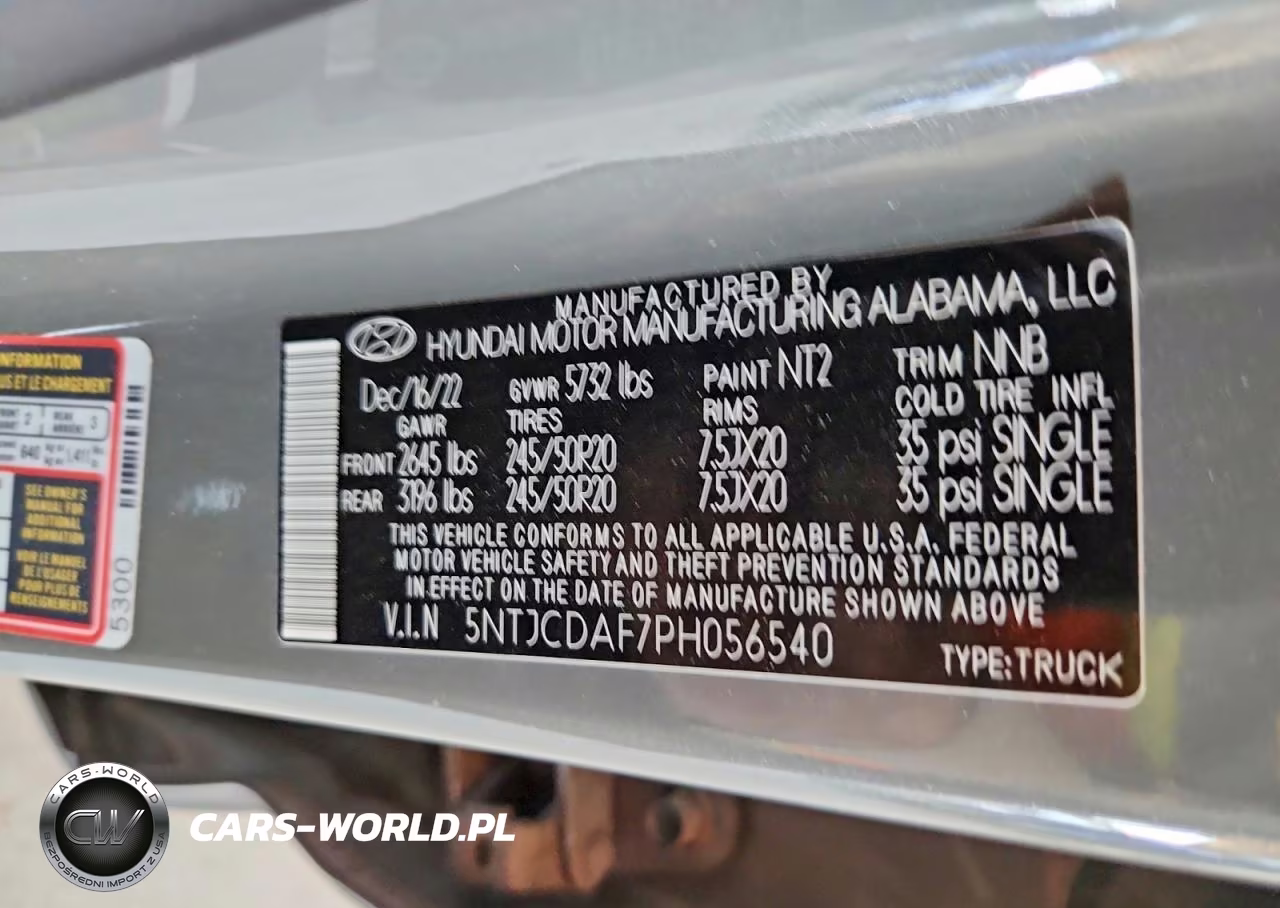 2023 Hyundai Santa Cruz Night VIN:5NTJCDAF7PH056540 - 12
