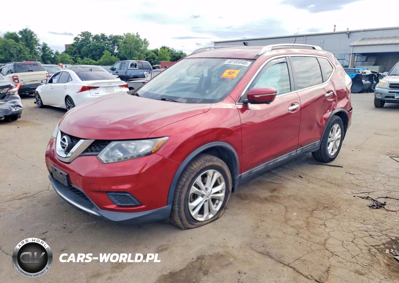 2015 Nissan Rogue Sv VIN:5N1AT2MV9FC752537 - 1