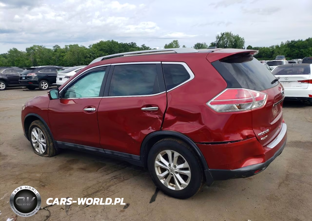 2015 Nissan Rogue Sv VIN:5N1AT2MV9FC752537 - 2