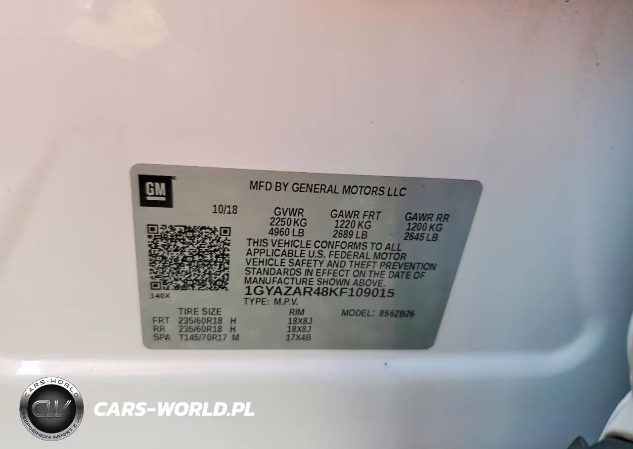 2019 Cadillac Xt4 Luxury VIN:1GYAZAR48KF109015 - 13