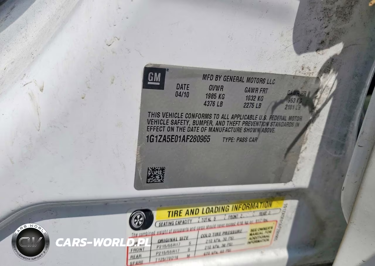 2010 Chevrolet Malibu Ls VIN:1G1ZA5E01AF280965 - 12